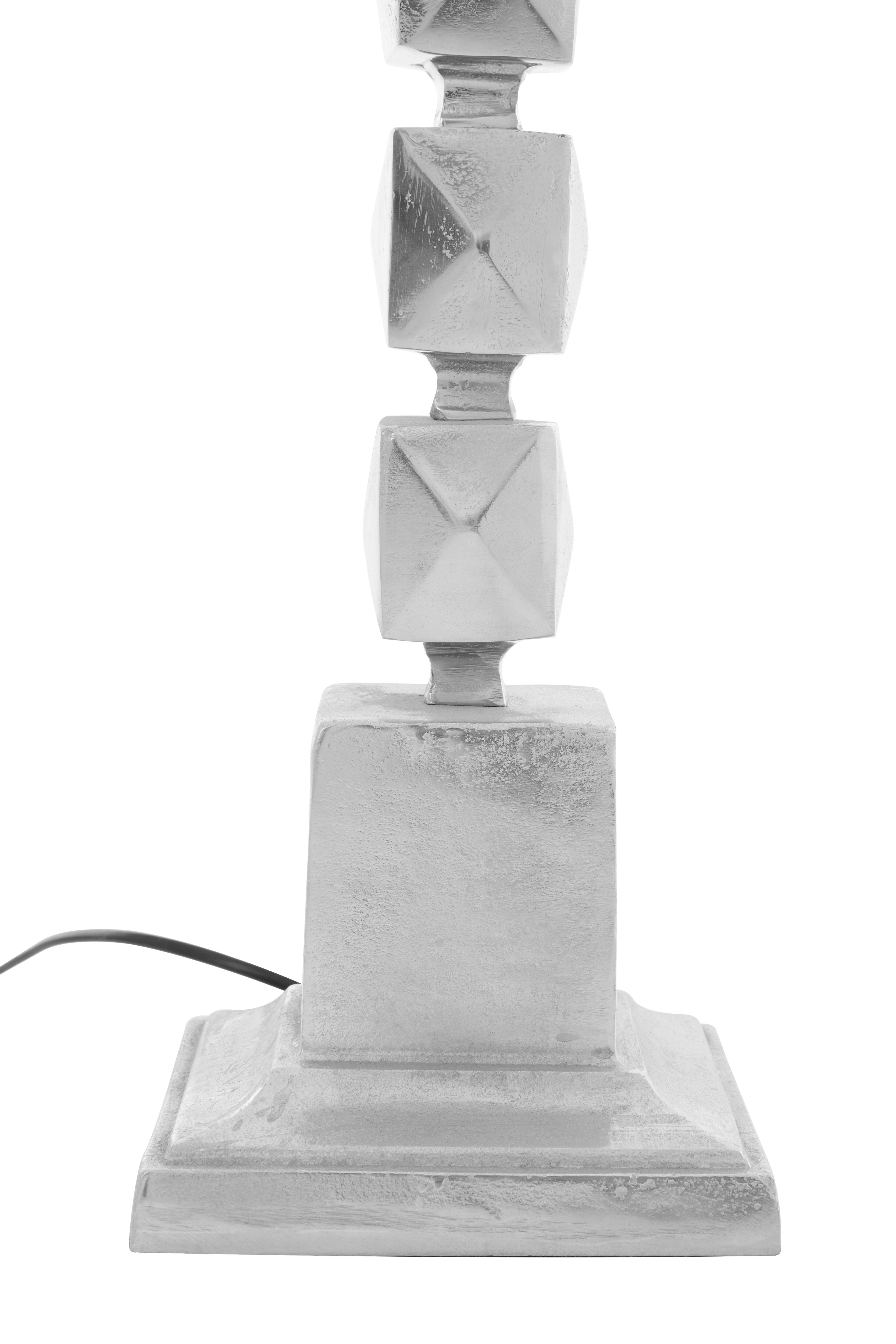 Cesar Silver Faceted Floor Lamp
